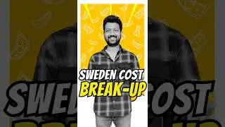 Move to Sweden in just Rs. 1lakh (Complete Cost Break-Up)  #careerabroad #movingabroad #jobseekers