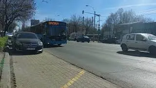 Autobuzul Otokar Kent C-12 6686(Cursa Speciala) tranzitand Calea Grivita