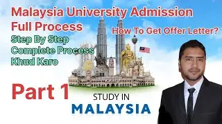 How to apply for colleges and universities in Malaysia| Full process|  #jinahent #malaysia