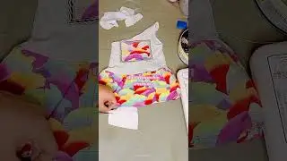 DIY 064. #diyideas #babydress #diyfashion #youtubeshort