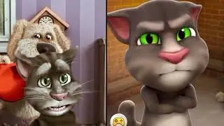 Tom V's Tom Funny video 😂#talkingtom