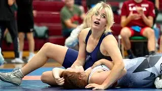 U17 E. Vislapu (EST) vs G. Kutakova (LAT) 60kg. Youth girls women wrestling Estonia.
