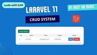 Laravel 11 CRUD Tutorial: Master Create, Read, Update, Delete Operations - 2024 beginners guide.