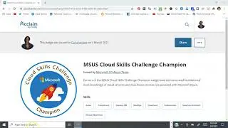 Received My MS Ignite Azure Data Scientist Cloud Skills Challenge
