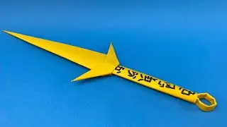 How to Make Kunai from Paper | Paper Naruto Kunai | Ninja Weapons