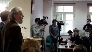 Пресс-конференция  Джерри Армстронга в ПСТГУ: Рон Хаббард, дианетика и саентологиия