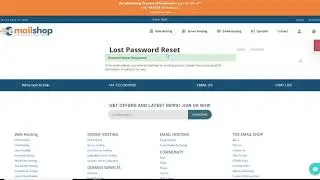 How to reset your account password