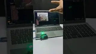 LED brightness control using finger gesture 