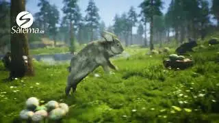 Salema GmbH_Osterhasen im Wald Musterclip für Shop