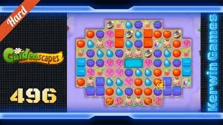 Gardenscapes Level 496 - Hard Level