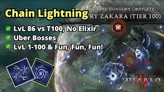 Perfected S Tier Chain Lightning Dominates S2 - Diablo 4 Sorcerer