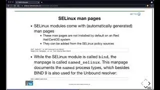 Securing BIND 9 with SELinux (RHEL), 21 September 2021