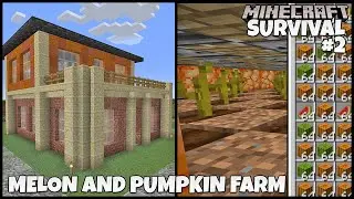Melon And Pumpkin Farm - Minecraft Guru 2 - Survival Let's Play Series
