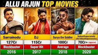 ALLU ARJUN All Hits and Flops Movies List | Pushpa 2 | Pushpa 2