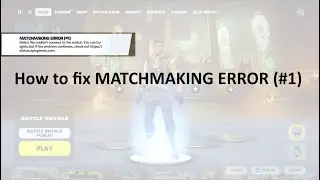 Fix Fortnite error
