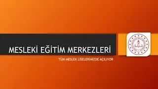 Mesleki Eğitim Merkezi Hakkında Milli  Eğitim Bakanlığı