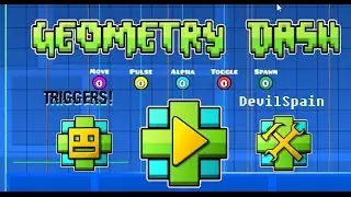 Tutorial Geometry Dash: Triggers (Move, pulse, alpha, toggle, spawn)