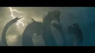 Godzilla fights King Ghidorah in Antartica ft. Toho music