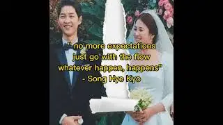 Song Hye Kyo message to SongSong fans #songhyekyo #songsong #songsongcouple