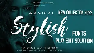 NEW STYLISH FONT 2021 || EDIUS STYLISH FONT || NEW FONT STYLISH || NEW FONT || PLAY EDIT ZONE