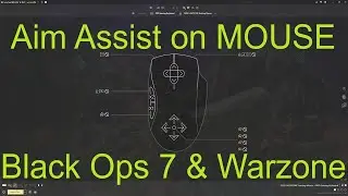 Aim Assist on MOUSE Black ops 7 & Warzone config & settings.