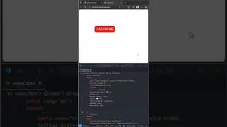 CATCH ME BUTTON WITH CSS HTML 