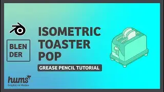 Blender | Grease Pencil Tutorial | Isometric Toaster Pop