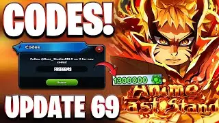 *NEW* ALL WORKING KARUTO GODLY UPDATE 69 CODES FOR ANIME LAST STAND! ROBLOX ANIME LAST STAND CODES