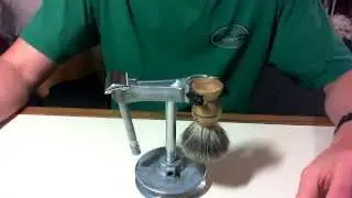 Manly Shaving Stand  - Engine Themed