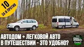 Автодом + легковой авто в путешествии - 10 плюсов и минусов на примере поездки по Европе