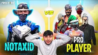 NOTAXID IS BACK💀| 1VS5 ON LIVE FREE FIRE🔥 
