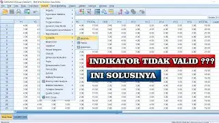 Solusi Untuk Indikator Yang Tidak Valid Dengan Program SPSS