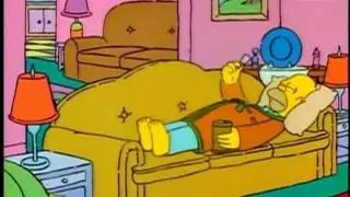 Los Simpson - Homer gritando con la campanilla