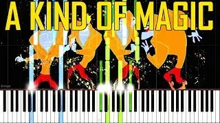 A Kind Of Magic - Queen [Synthesia Piano Tutorial]