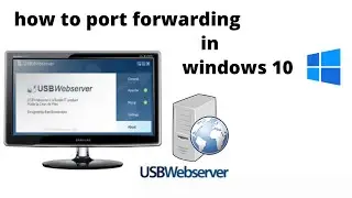 how to port forwarding using USBwebserver  | port forwarding in windows 10 #hindi  #cyber security