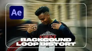 Efeito BACKGROUND LOOP DISTORT (AFTER EFFECTS TUTORIAL)