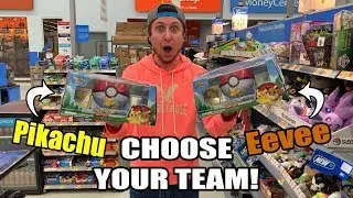 CHOOSE YOUR TEAM IN THE NEW POKEMON PIKACHU/EEVEE CARD BOX OPENING!
