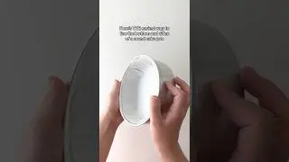 A simple and effective way to line the bottom AND sides of a cake pan in one piece!