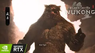 DEFEATING THE MAD TIGER BLACK MYTH WUKONG GAMEPLAY