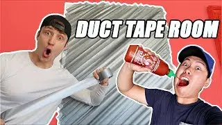 DUCT TAPING DAVIDPARODY'S ROOM!!