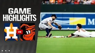 Astros vs. Orioles Game Highlights (8/22/24) | MLB Highlights