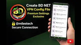 BD Net VPN Create Config File For Secure Internet Connection
