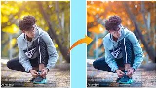 Moody Orange Photo Editing | SV CREATIVE