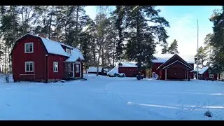Photographer Gunnar Fahlström presents:  Färingsö Homestead Museum in Wintertime