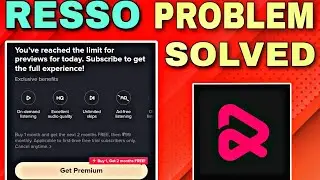 Resso Song Not Playing Problem || Resso Me Song Nhi Chal Rha ha || Resso Apk Premium 2023