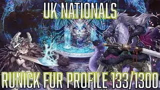 YUGIOH Runick Fur Hire Deck Profile UK Nationals 133/1300
