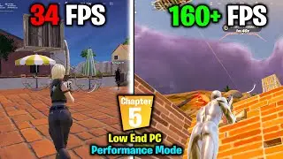 Fortnite How To Fix FPS Drops & Stuttering in Chapter 5! PERFORMANCE MODE