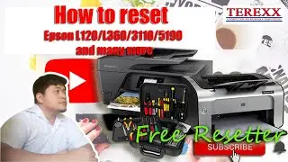 How to RESET your Epson L120 printer (Epson L130, 220, 310, 360, L3110,L3100,L3101,L3150)
