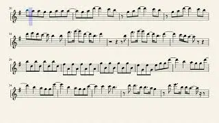 Demons, Say You Wont Let Go, Someone You Loved Mashup - Alto Saxophone Sheet Music [PDF]
