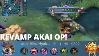BAN REVAMP AKAI! | Akai Best Build and Emblem 2022 Mobile Legends (Tutorial)
